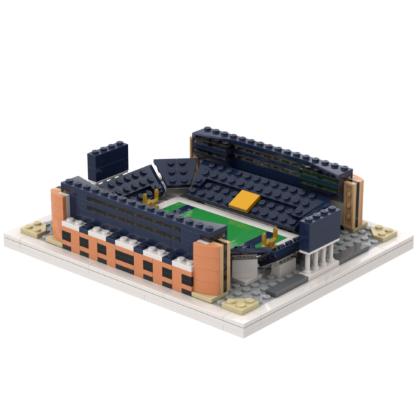 Small Maize and Blue Football Stadium